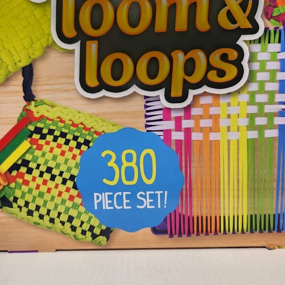NEW Weaving Loom 378 Craft Loops + 1 Weaving Loom with Tool Potholder craft kit - Picture 10 of 16